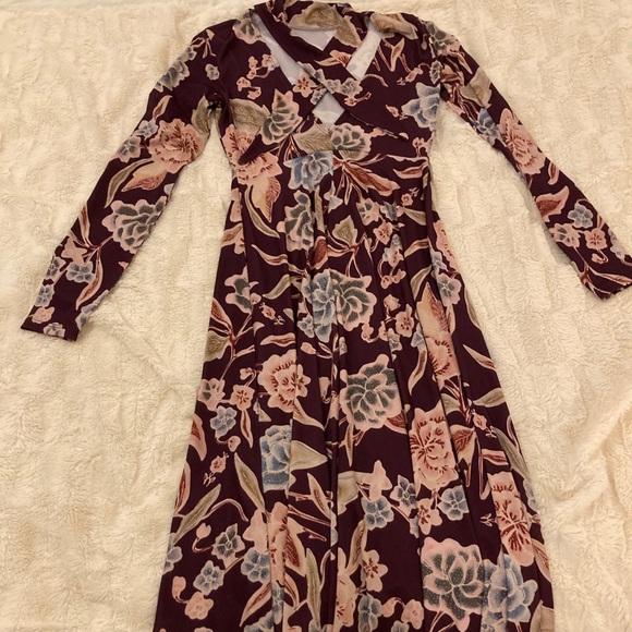 Zara tie halter neck style midi dress - Picture 1 of 3
